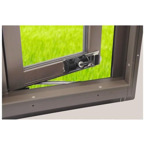 Comfortable Security Slide Lock with Key, Auxiliary Lock for Bay and Sliding Windows, N-1128, Black, Nomura Tech