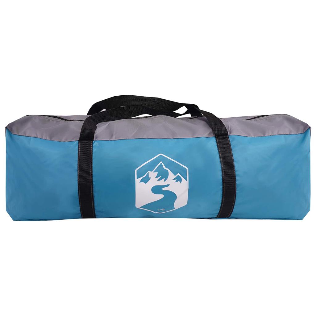 Family Tent with Rain Fly Waterproof Blue 18 Person