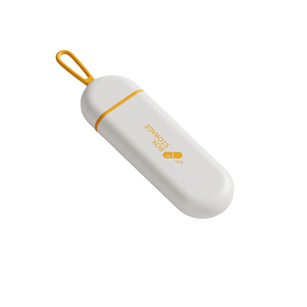 

Moisture-proof Medicine Box Small Size Daily Compartment Box New Moisture-proof Box Daily Use помаранчевий