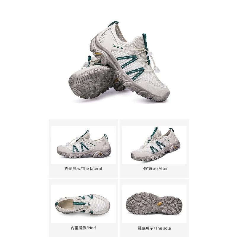 Atmungsaktive Rutschfeste Wander-Sportschuhe Herren Damen Laufschuhe Leichte Jogging-Trekking-Sneaker