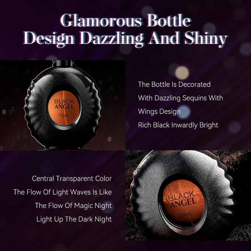 MORAKOT Black Angel Fragrance Mist, Long-lasting Oriental Eau De Parfum for Women 75 Ml, Suitable for Dates and Parties.