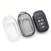 Transparent Black White Key Case For Honda Civic Accord Vezel Accessories Car Cover Key Bag Holder Shell Keychain Protection