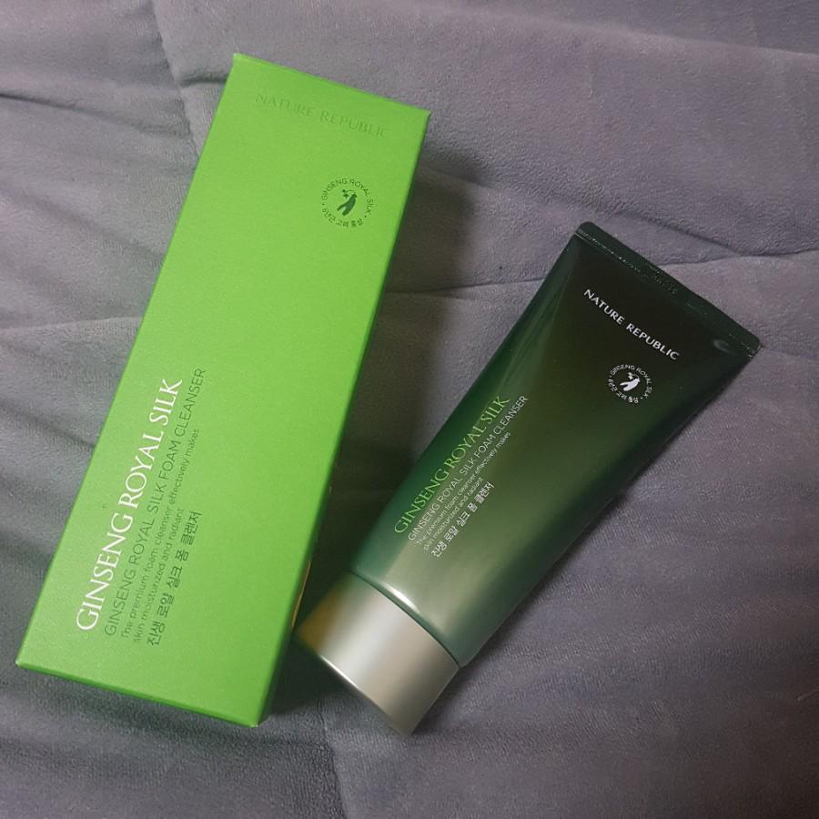 ginseng gold silk foam cleanser