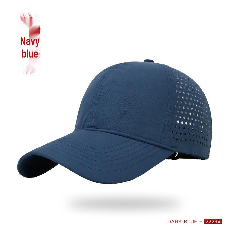 Men's and Women's Quick-Dry Mesh Baseball Cap - Large Fit, Outdoor Sun Protection, Duckbill Design