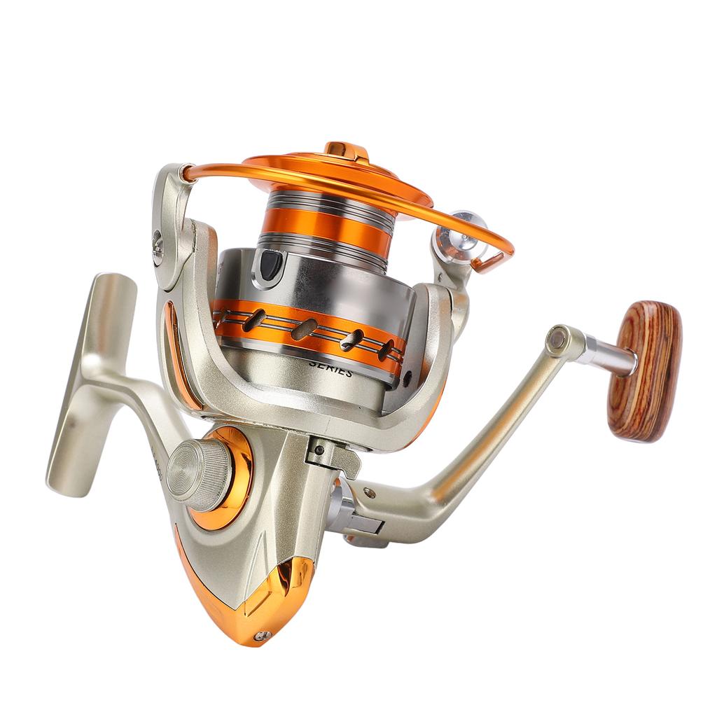 Mulinello da Pesca in Mare EF4000 Canna da Mosca Mulinello da Spinning Braccio a Bilanciere Digitale in Metallo CNC Mulinello da Baitcasting