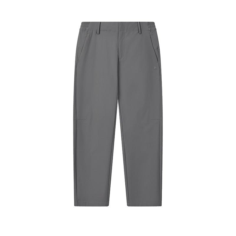 

FILA White Fashion Classic Simple Daily Commuting Versatile Comfortable Knitted Casual Pants Men bottoms Sky-Gray F11M623601FGY M