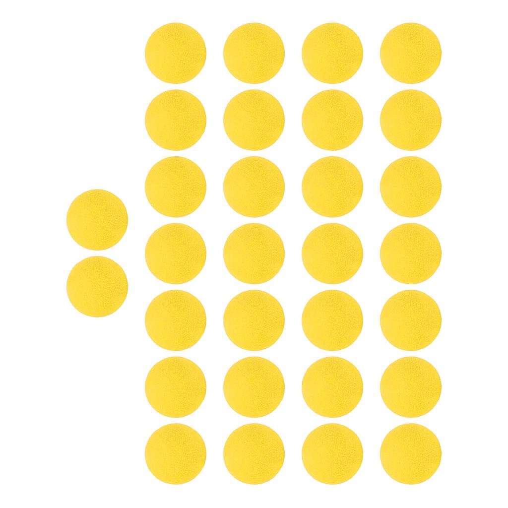 30pcs 21.5mm EVA Foam Golf Balls Soft Foam Practice Golf Balls for Indoor and Outdoor Training