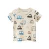 Vêtements pour enfants Vêtements d'été pour garçons, version coréenne de t-shirt à manches courtes pour enfants, vêtements en coton pour bébé
