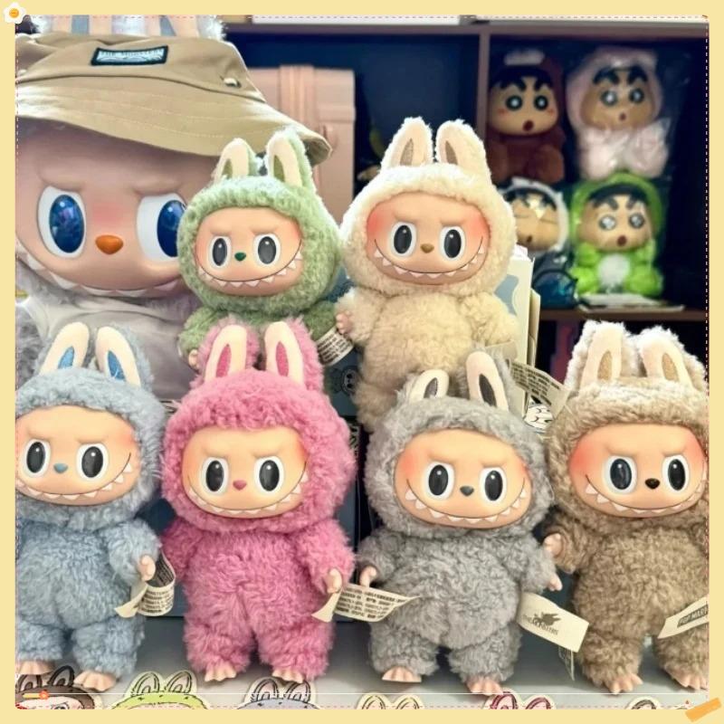 Kawaii Anime Figure 1bubu Monster Vinyl Blind Box Series Heartbeat Macaron Doll Keychain Kids Gift Birthday Holiday Ornament toy