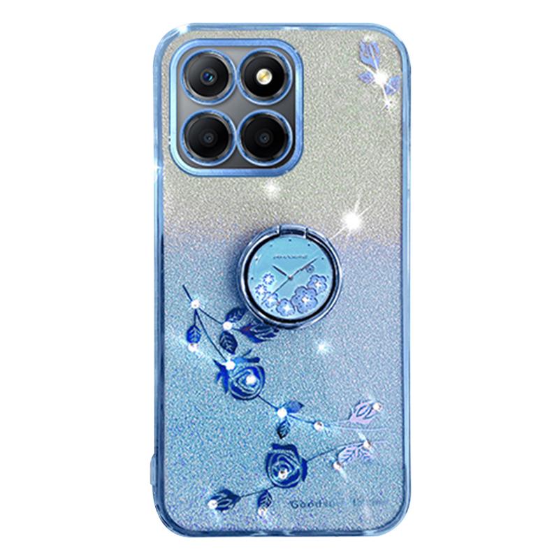 KADEM For Honor X6a 4G Case Ring Holder TPU Phone Shell Kickstand Phone Cover