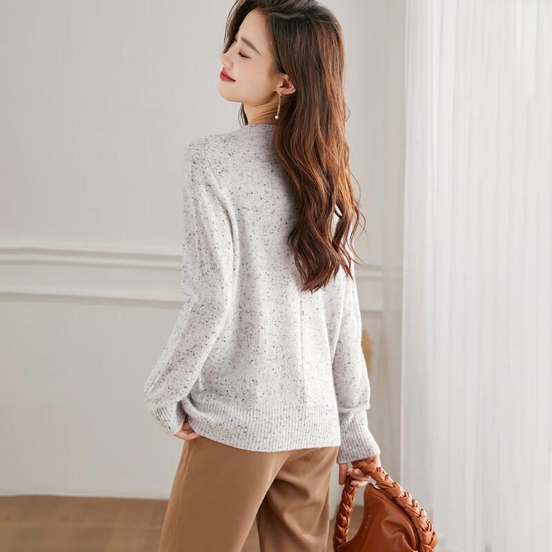 Srcr Women's 100% Pure Cashmere Pullover Sweater