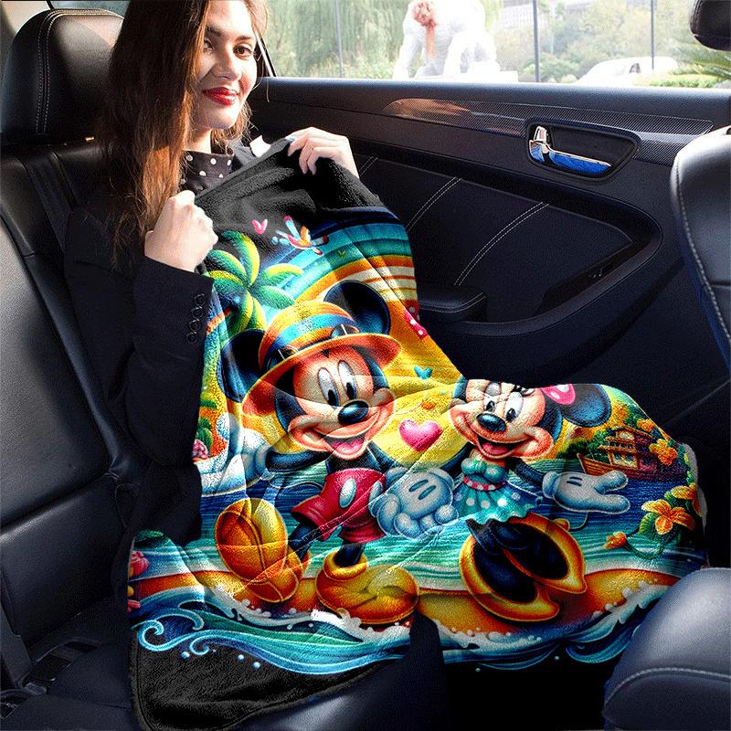 1pc Mickey Mouse Printing Blanket - Soft, All-Season Throw for Living Room, Bedroom,Travel