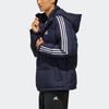 Adidas 3ST Puff Down Hooded Jacket Men Outerwear Legend-Blue EH3973
