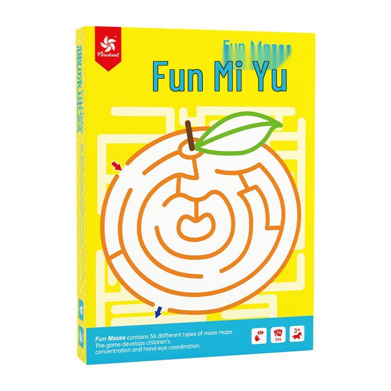 Pinwheel Maze Training Book: Spot Differences & Pen Control Games for Kids