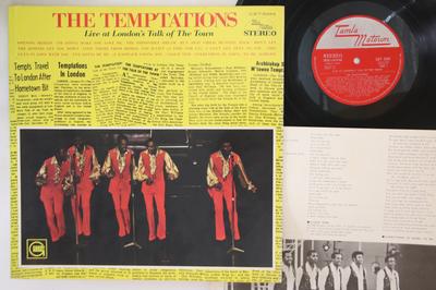 LP Record TEMPTATIONS - Live At London's Talk Of The Town SJET8284 TAMLA MOTOWN Japan Soul/Funk Used