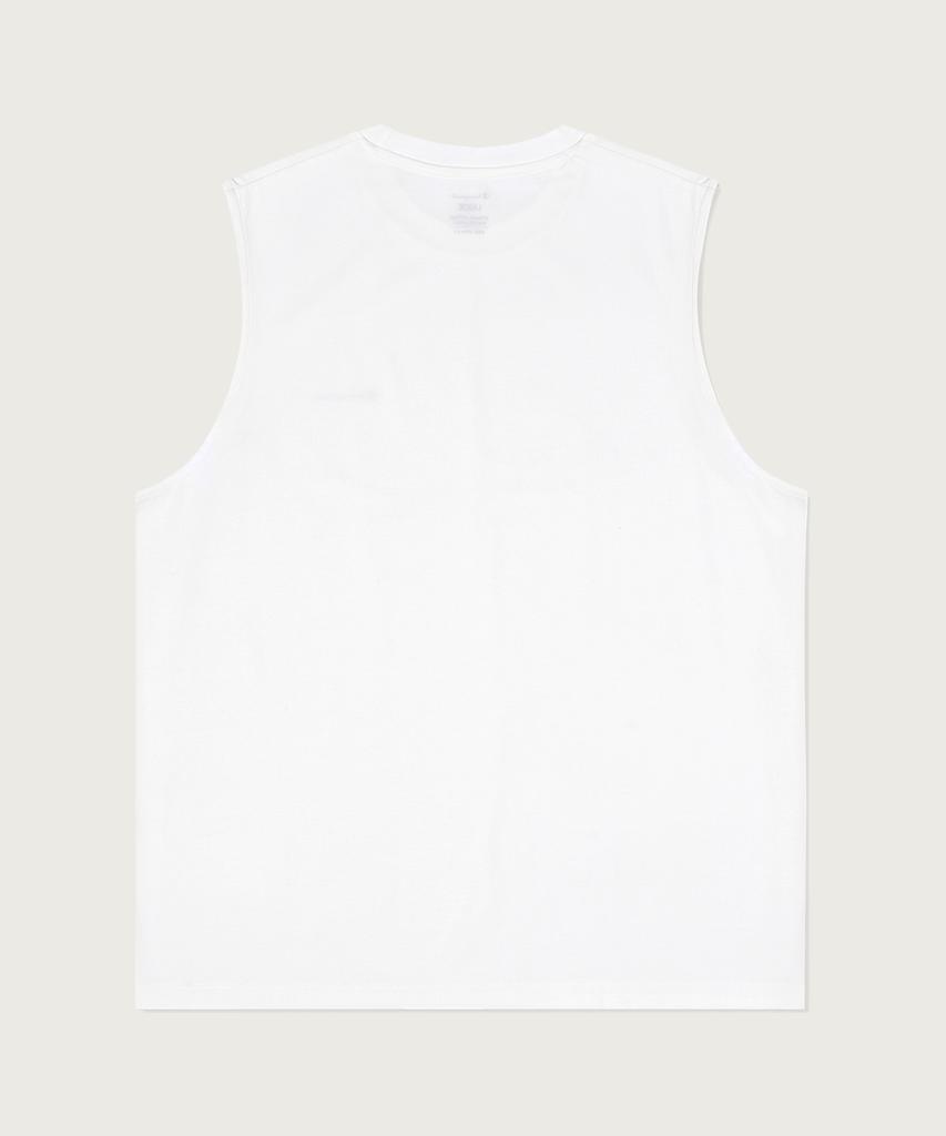 CHAMPION [2-Pack] Relaxed Fit Crew Neck Cool Sleeveless White/Black