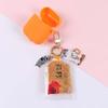 Lucky Bag Charm Fortune Lucky Cat Keychain Key Rings Maneki Neko Key Chain Keyring Ornaments