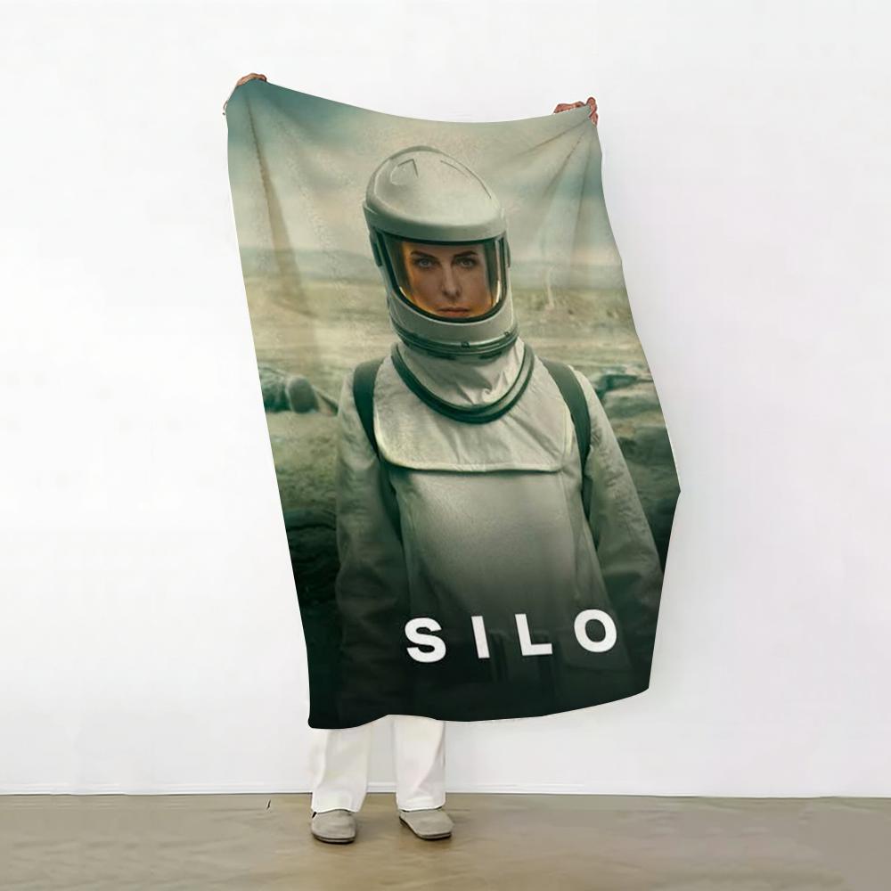 

Drama S Silo Throw Soft Warm Flannel Fleece Throw Blanket for Sofa Bed Travel Home 75cmx90cm