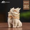 Sand Rock Fortunate Table Decoration God of Wealth Office Desktop Ornament Pure Handmade National Tide Lovely Decoration Kylin