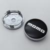 COY1 4pcs 60mm Car Wheel Center Caps With MOMO Badge Logo Rim Hubcaps Cover MOMO Emblem Styling Accessories for VW BMW Subaru Honda