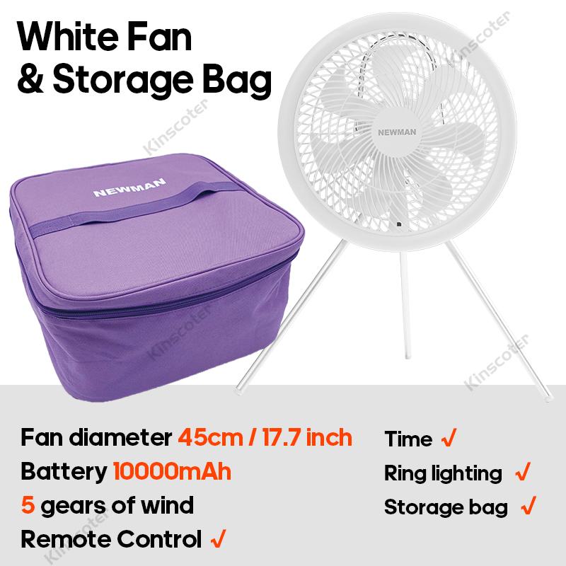 

1 шт. 11-дюймовый 10000 мАч вентилятор для кемпинга перезаряжаемый настольный портативный циркулятор беспроводной потолочный электрический вентилятор с внешним аккумулятором светодиодное освещение