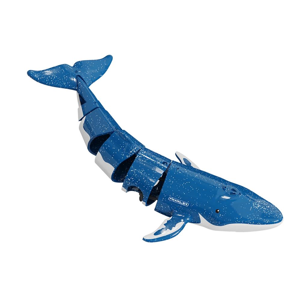 RC Shark 2.4G Simulation Remote Control Animals with Lights Submarine Robots Fish Electric Toys for Boy Upgrade Spray WaterToy