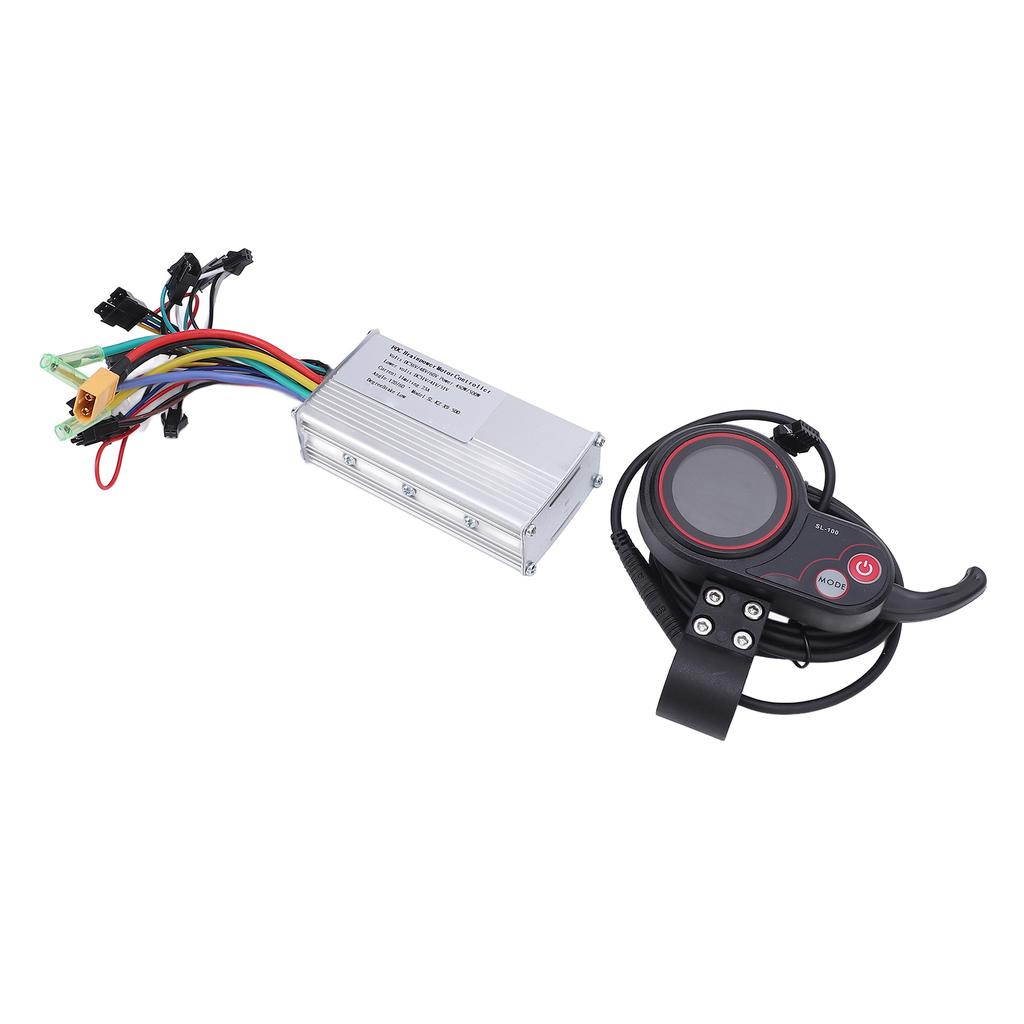 36V 48V 60V 450W 500W Sine Wave Brushless Speed Controller Aluminum Alloy Low Noise SL100 LCD Color Display for