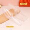 Transparent Ice Maker Scoop Mini Circular/Square Mouth Kitchen Utility Scoop Bar Accessories Ergonomic Handle Ice Scoopers