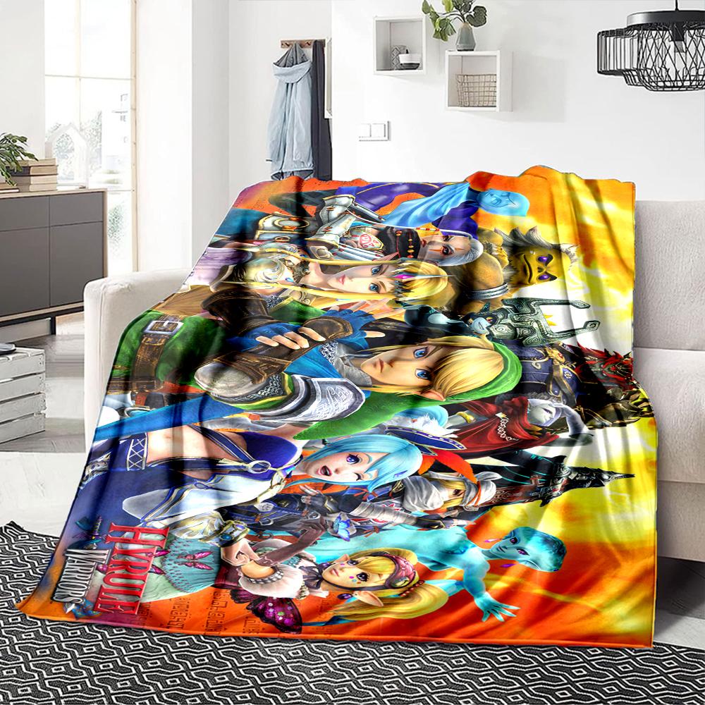 Hyrule Warriors Legend Blanket Soft Throw Blanket For Home Bedroom Bed Sofa Travel Office Solid Christmas Blanket