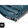 Značkový design Luxusní dámská kabelka Bucket Messenger Bag Originální kožená taška přes rameno Velká kapacita Dámská Jednobarevná kabelka
