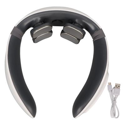 Elektryczny Masażer Karku Relaksujący Rozluźniający Zmniejszający Zmęczenie Inteligentny Masażer Karku z Ogrzewaniem Biały