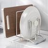 111 Stainless Steel Thickened Countertop, Kitchen Cutting Board Rack, Pot Lid Rack