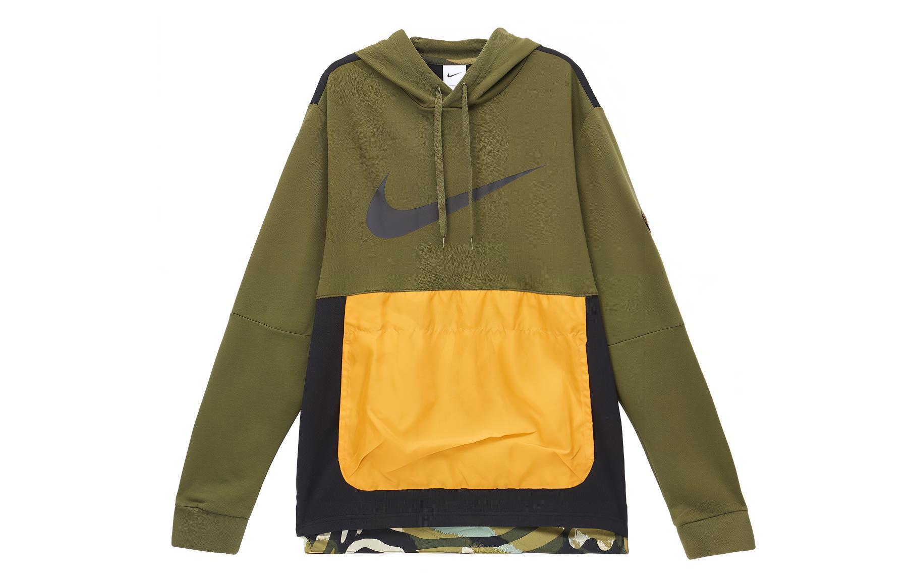 Nike Sweatshirts Men s Green Hooded Moderate Other DM8132-326 S