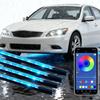 Universal Car Chassis Flexible LED Strip Light Remote /APP Control RGB Neon Light Ambient Atmosphere Lamp Auto Accessories Kit