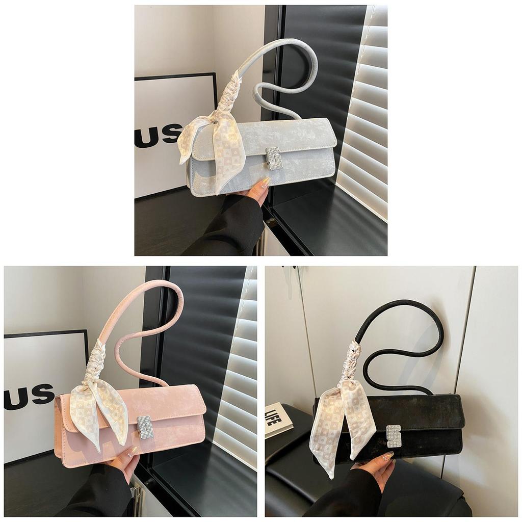 Pu Small Square Shoulder Bag For Women With Phone Pocket In Street Style For Daily Use