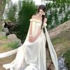 2025 Summer French Strapless Mid-Length Casual Dress