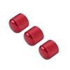 3pcs Metal/Plastic 6mm Guitar Knobs Dome/Flat Top Tone Guitar Volume Tone Knobs Pot Control Knobs For Electric Guitar Bass