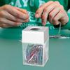 Magnetic Paper Clip Storage Box Protable Stationery creativity hight Capacity Box Supplies Clips portable Dispenser Organizer
