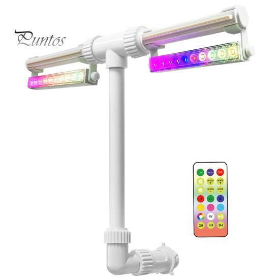 

Фонтан для бассейна с 7-цветной светодиодной подсветкой, регулируемый двойной спрей для бассейна, фонтан для бассейна, водопад, охладитель для надземных и вкопанных бассейнов белый