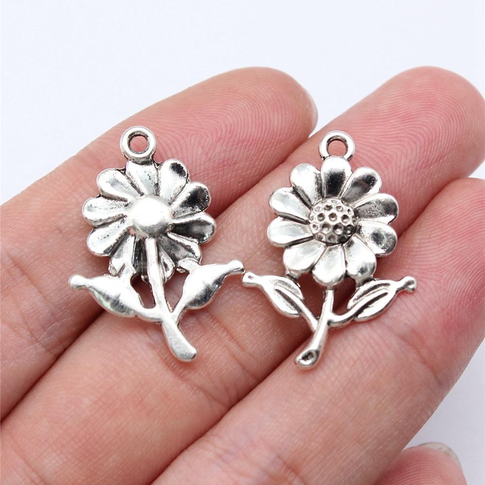 Rose Lotus Charms Pendant Boys Jewellery Bulk Cool Things