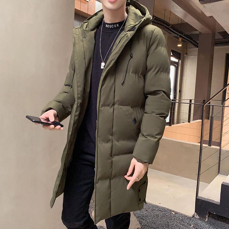 Herren Übergröße 8XL 7XL Parka Koreanischer Stil Business Slims Baumwollgepolsterter Mantel Winter Herrenmode Lässig Verdickte Baumwolljacke