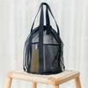 Netz-Strandtasche, Große Kapazität, Zugbeutel, Schnelltrocknender Polyester Dusch-Organizer, für Reise Strand Fitnessstudio