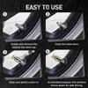 4Pcs Motorcycle Car Tire Pressure Monitor Valve Caps Sensor Indicator Eye Alert Auto Tire Pressure Inspection Tool Tire Valve