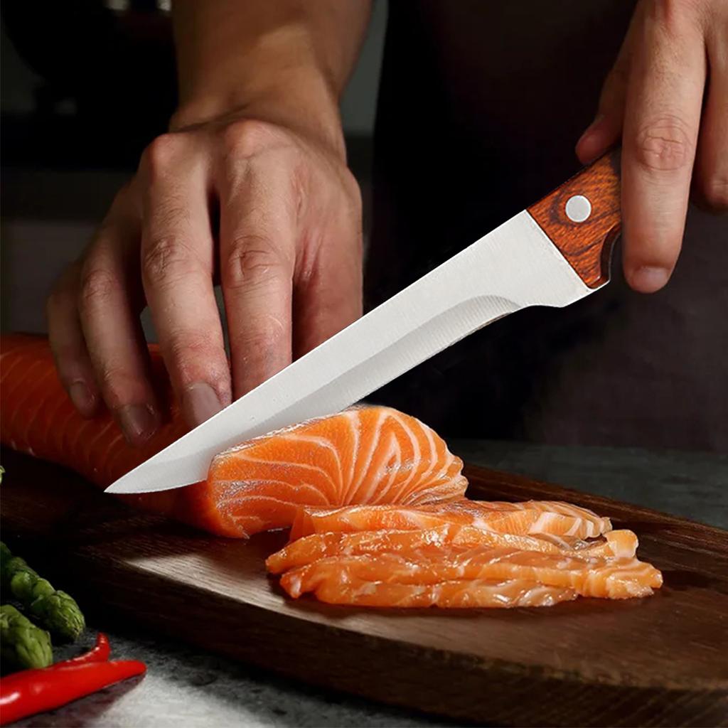 Stainless Steel Slaughter Multipurpose Knife Boning Knife Slicing Knife Fruit Knife