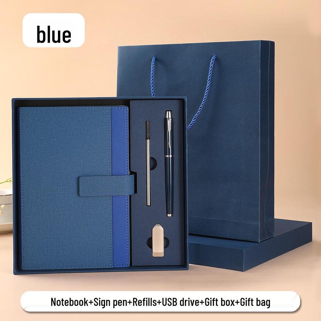 Custom Printed Business Notebook Gift Set for Office Meetings & Corporate Events