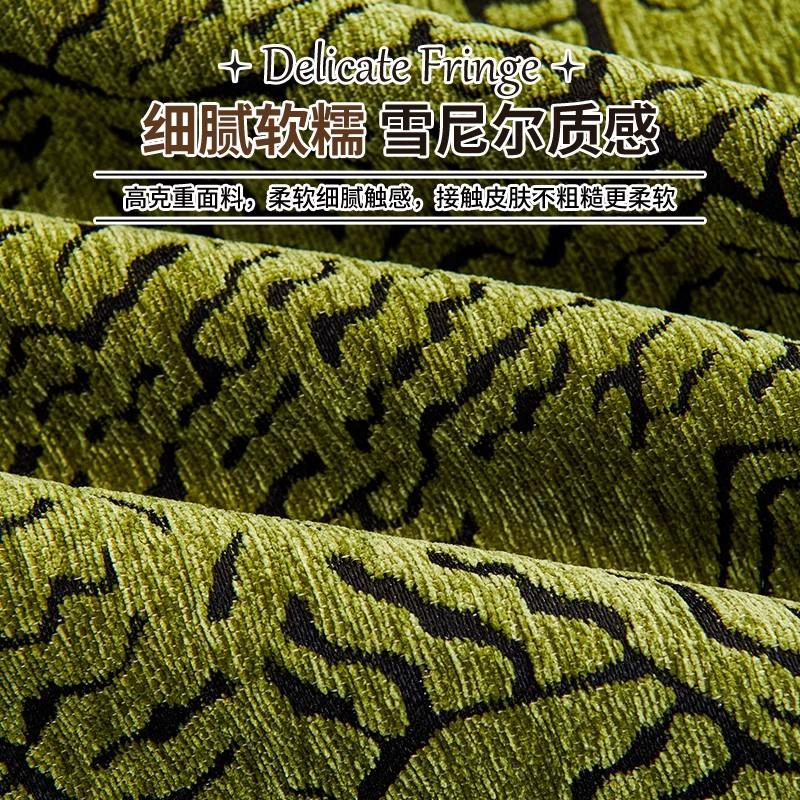 Throw Blankets 2024 All-season Tiger Camping Picnic Sofa Cover Housses De Canapé Funda Sofa Chenille  Sofa Covers Mats