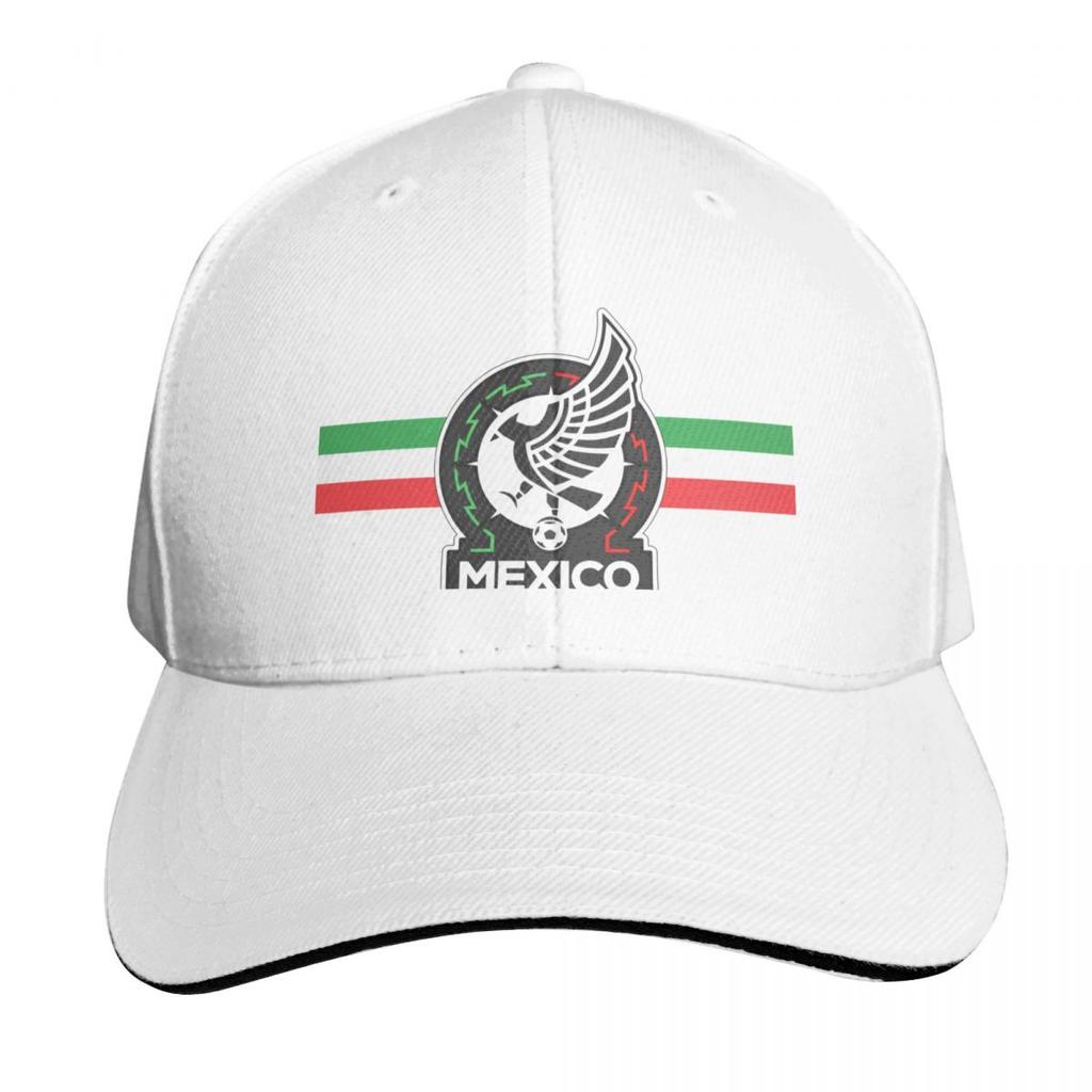 Playera nuevo logo Mexico Soccer Team Seleccion Mexicana de futbol Baseball Cap Funny hats Icon Snapback Cap Unisexs Hats Womens