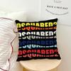 Fashion D-Dsquared2 Logo Cushion Cover Living Room Headboard Bedroom Office Cushion Cushion Sofa Nap Time Pillow Case