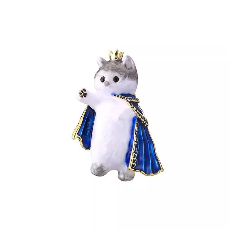 Cartoon Kitten Brooches for Both Men and Women, Exquisite Enamel Brooches, and Unique and Elegant Brooches