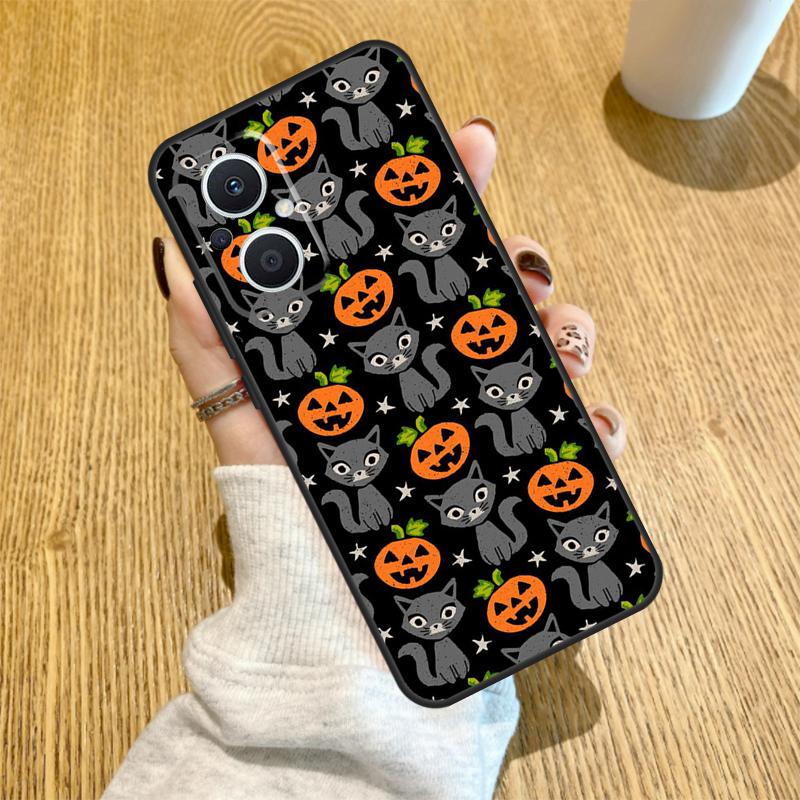 Halloween Pumpkins Funda For OPPO Reno 10 11 12 13 14 Pro 14F 13F 12F 11F 7 8 Lite OPPO Find X5 X8 X9 Pro Case